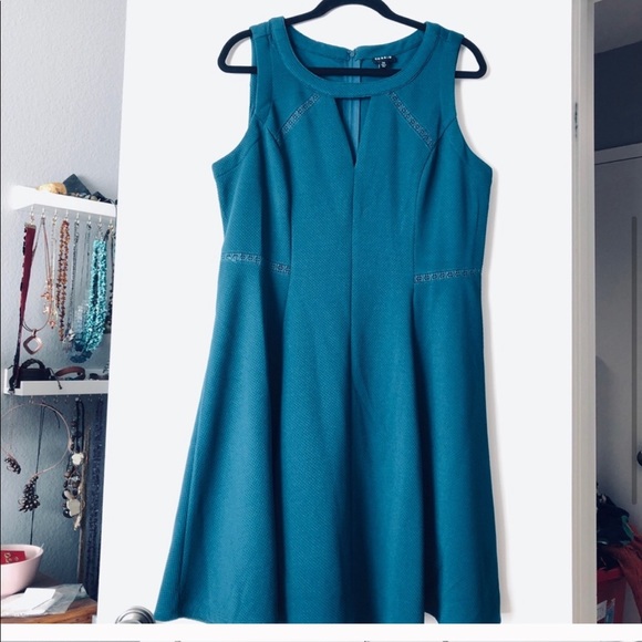 🆕 Torrid • Size 14 • Teal Flare Dress - Picture 5 of 7